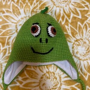 Hand Knitted Himalayan Wool Ski Beanie Trooper Hat ( NEVER WORN)